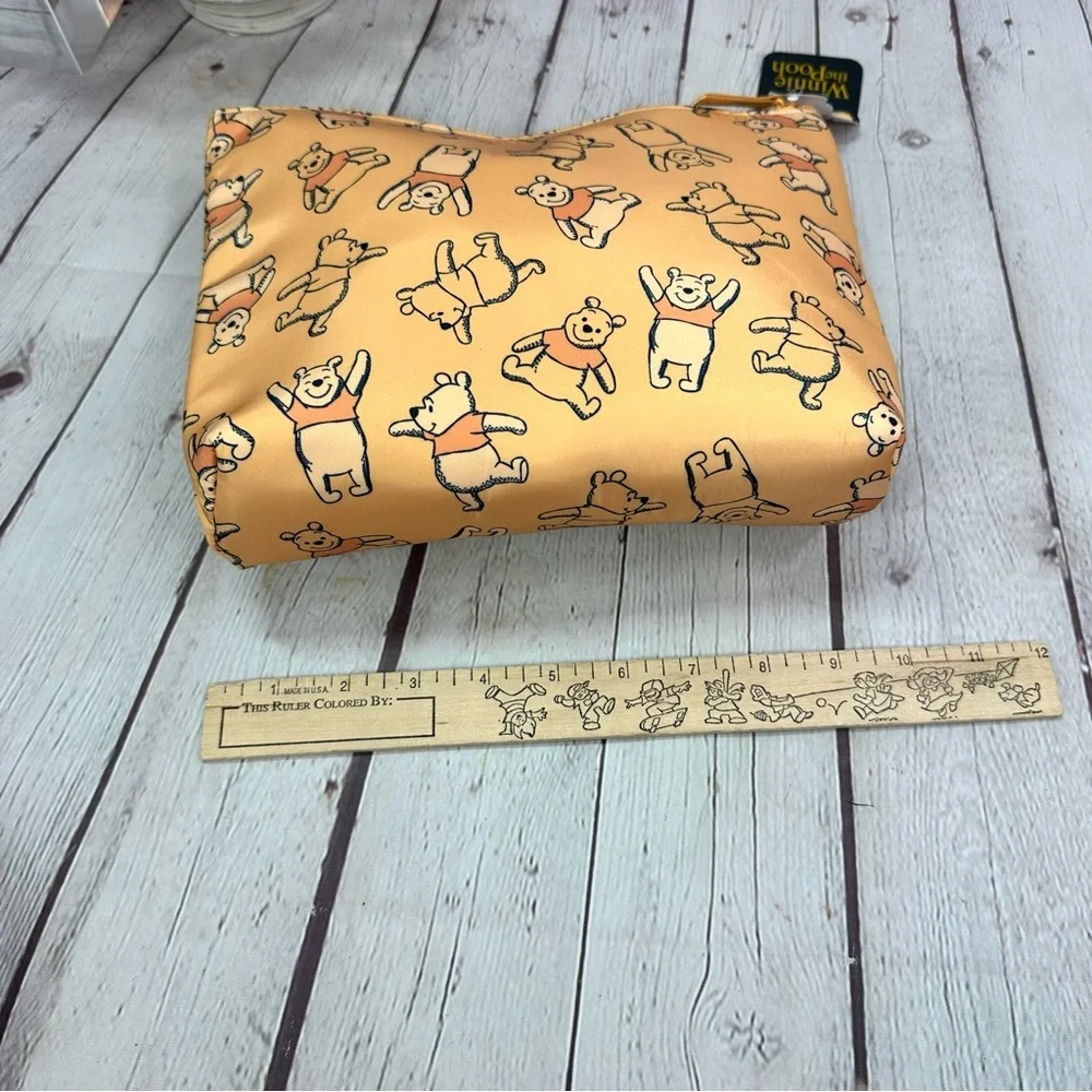 NWT Disney Winnie the Pooh Zipper Cosmetic Pouch bag travel fandom kidcore